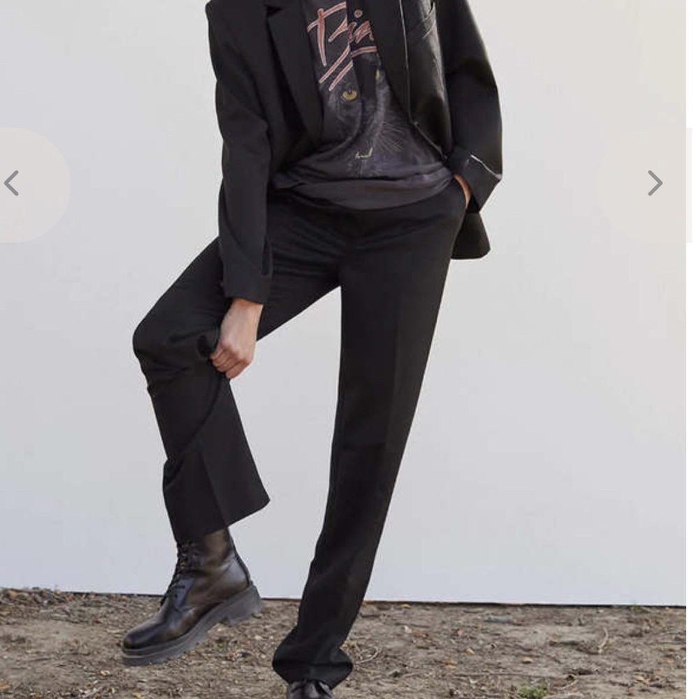 Anine Bing Leather ‘Luc’ Combat Boots 🖤 - Picture 2 of 9